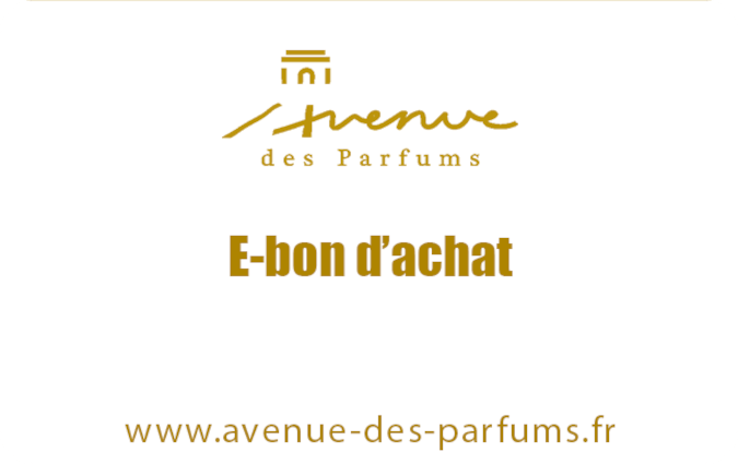 E-bon d'achat Avenue des Parfums