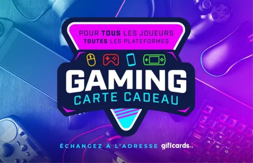 Carte cadeau Gaming