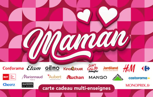 Maman Carte cadeau Multi-Enseignes