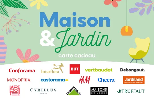 Carte cadeau Maison et Jardin