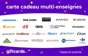 Carte cadeau Multi-Enseignes