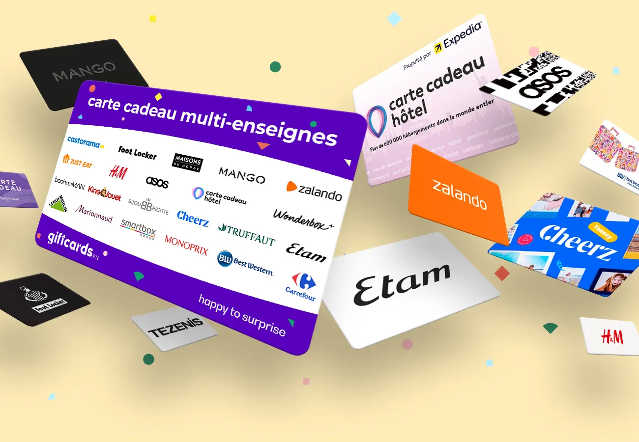 Commandez le Carte cadeau Multi-Enseignes