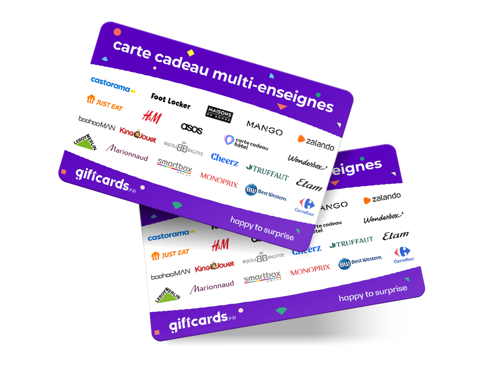 Carte cadeau Multi-Enseignes