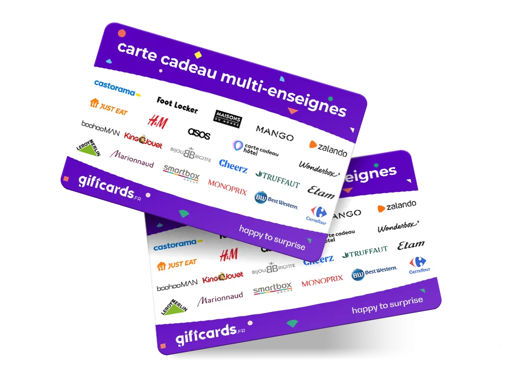 Carte cadeau Multi-Enseignes