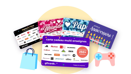 Une carte cadeau CSE pour chaque événement de l'année