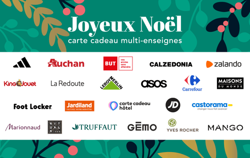 Carte cadeau Joyeux Noël